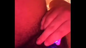 My local friend playing with her toy in the shower