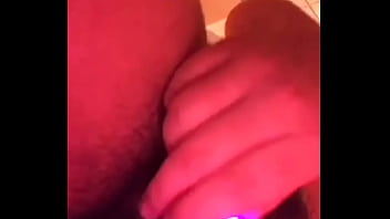 My local friend playing with her toy in the shower