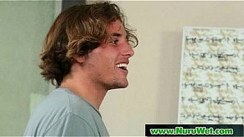 Blonde Babe Gives Nuru Massage 14 thumbnail