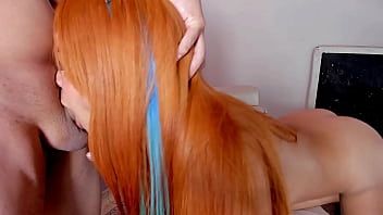 Blonde Girl Gets Her Throat Destroyed By 2 Guys thumbnail