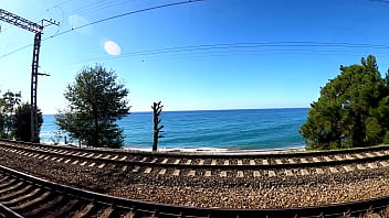 Pick up dp outdoor anal fuck katty west on sea