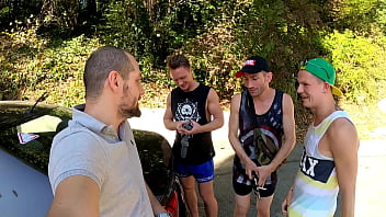 Pick up dp outdoor anal fuck katty west on sea