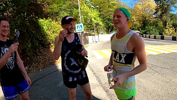 Pick up dp outdoor anal fuck katty west on sea