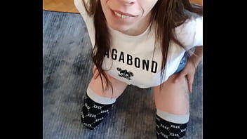 Bts candie cross’s pre production quick blowjob and cum swallow behind the scenes