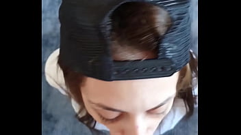 Bts candie cross’s pre production quick blowjob and cum swallow behind the scenes