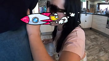 Milfycalla ep 109 stepmom is cheatingin this video i was cleaning the kitchen and the neighbor came to say hello #amate