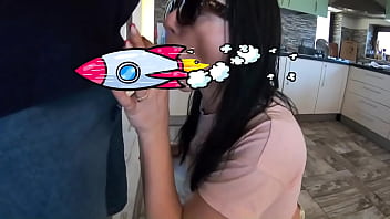 Milfycalla ep 109 stepmom is cheatingin this video i was cleaning the kitchen and the neighbor came to say hello #amate