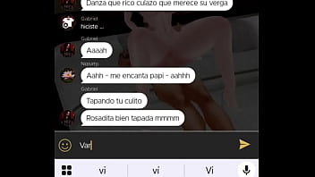 Grabando un trío rico con una chica y un chico