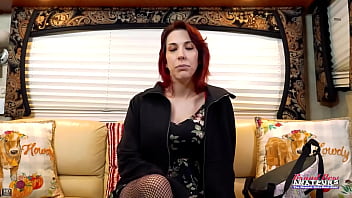 Horny brunette coed scarlett foxx sucks a hard cock and gets deeply banged