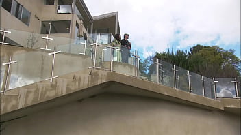 Beauty brunette milf mom fucked in her home