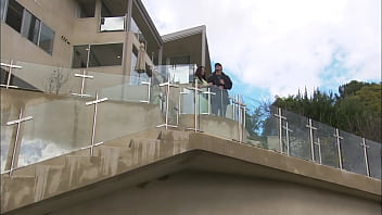 Beauty brunette milf mom fucked in her home