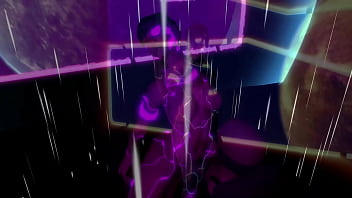 Athletic whore eve dances striptease and rides customer big cock to orgasm