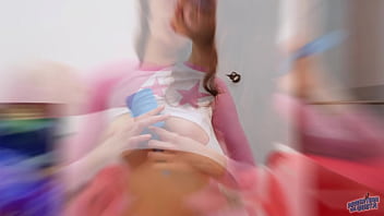 The lady and the hairbrush amazing ass perky tits fit body