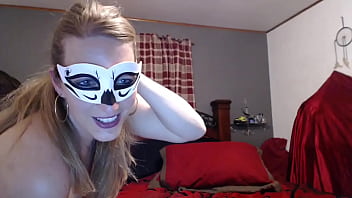 Milf wearing a mask