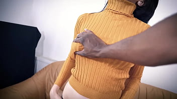 Lady emotion on our casting couch