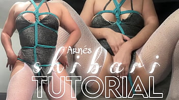 Tutorial shibari 2 0 te enseño como hacer un arnes me masturbo frente a la cámara astarioth