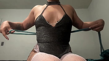 Tutorial shibari 2 0 te enseño como hacer un arnes me masturbo frente a la cámara astarioth
