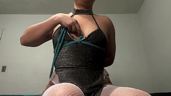 Tutorial shibari 2 0 te enseño como hacer un arnes me masturbo frente a la cámara astarioth