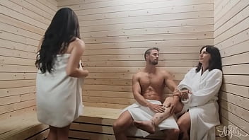 Trans Angels Skyy Knox Bailey Archer Sneaky Sauna Fuckfest thumbnail