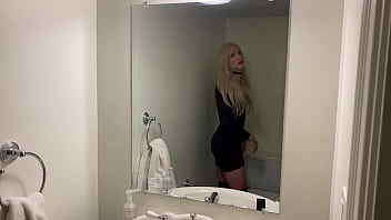 Hot Blonde Crossdresser Teases thumbnail
