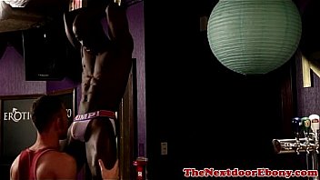 Ebony Hunks Spitroast Lucky White Dude thumbnail