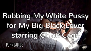 Trailer white milf rubs her pussy in front of bbc lover