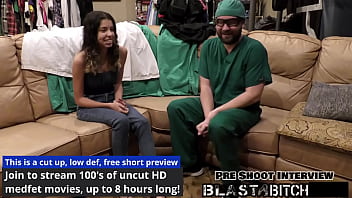 Aria nicole's pussy gets creampied during doctors visit