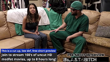 Aria nicole's pussy gets creampied during doctors visit