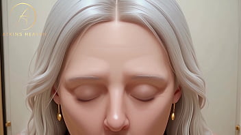 Hot gilf blowjob in a changing room pov ai