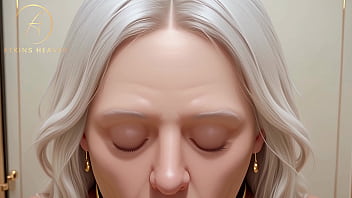 Hot gilf blowjob in a changing room pov ai