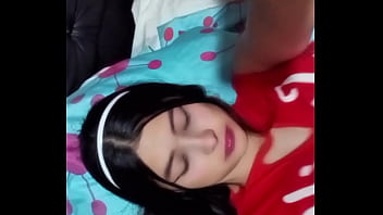 Porn actress touches her tasty pussy