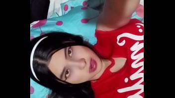 Porn actress touches her tasty pussy