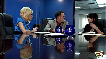 Two secretaries engaged in anal intercourse with their employer in order to negotiate a better wage Two secretaries engaged in anal intercourse with their employer in order to negotiate a better wage