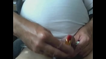 Jacking with wife's lipstick mascara and beads