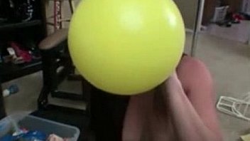 Balloon Blowing Webcam And Feet Fetish Play In Heels thumbnail