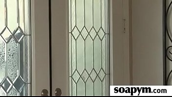 Girl with great body massages and blows a customer 21