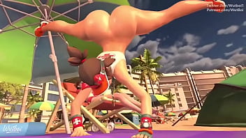 Kiriko chan horny in the beach summer is coming