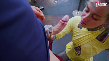 Pornstar tattoo artist gets assfucked from customer hard anal atm facial cumshoot