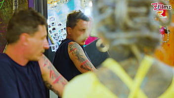 Pornstar tattoo artist gets assfucked from customer hard anal atm facial cumshoot Pornstar tattoo artist gets assfucked from customer hard anal atm facial cumshoot