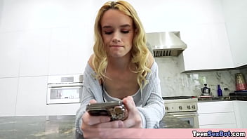 Cute skinny teenie versus horny older rentor