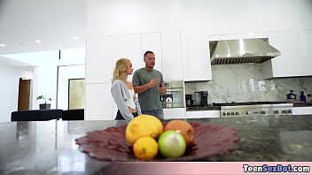 Cute skinny teenie versus horny older rentor