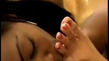 Beauty blonde foot fetish