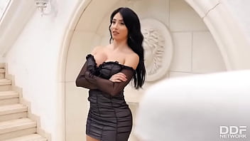 Busty milf blows him right