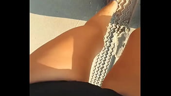 Spraying the beach #outdoorfun #beach #public #pee #piss #pissing #peeing #wet #legs #legspeeing