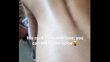 She loves suckling like a baby