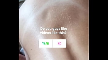 She loves suckling like a baby