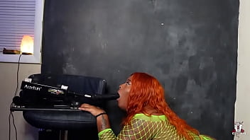 Stoner bbw loves using toys