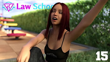 Law school #15 cute red head with small tits loves her slutty college life