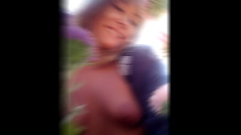 Midwest milf plays with herself among the flowers