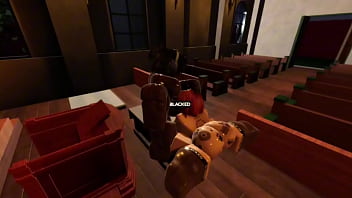 Horny slut at church